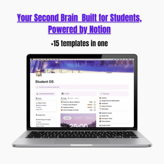 Your Second Brain  Built for Students, Powered by Notion